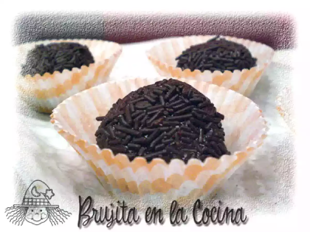 Trufas de chocolate con crema de orujo