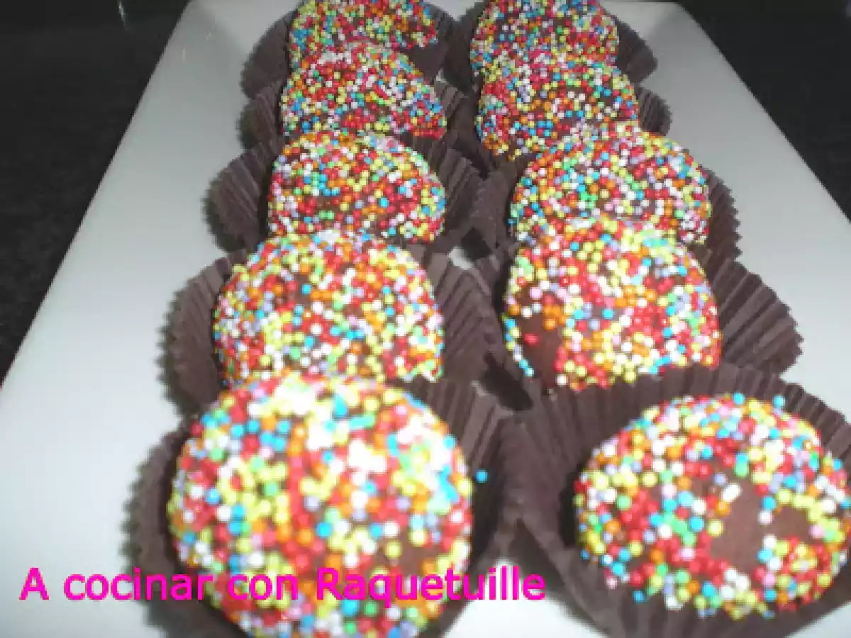 Trufas de chocolate y mascarpone