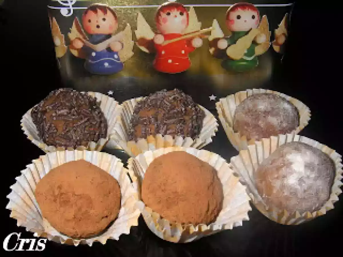 Trufas de chocolate y mascarpone (thermomix).