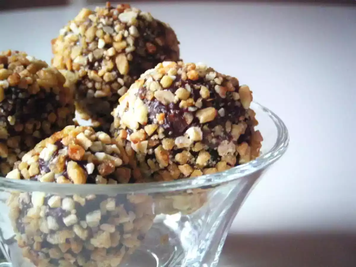 Trufas de Nutella al frangelico