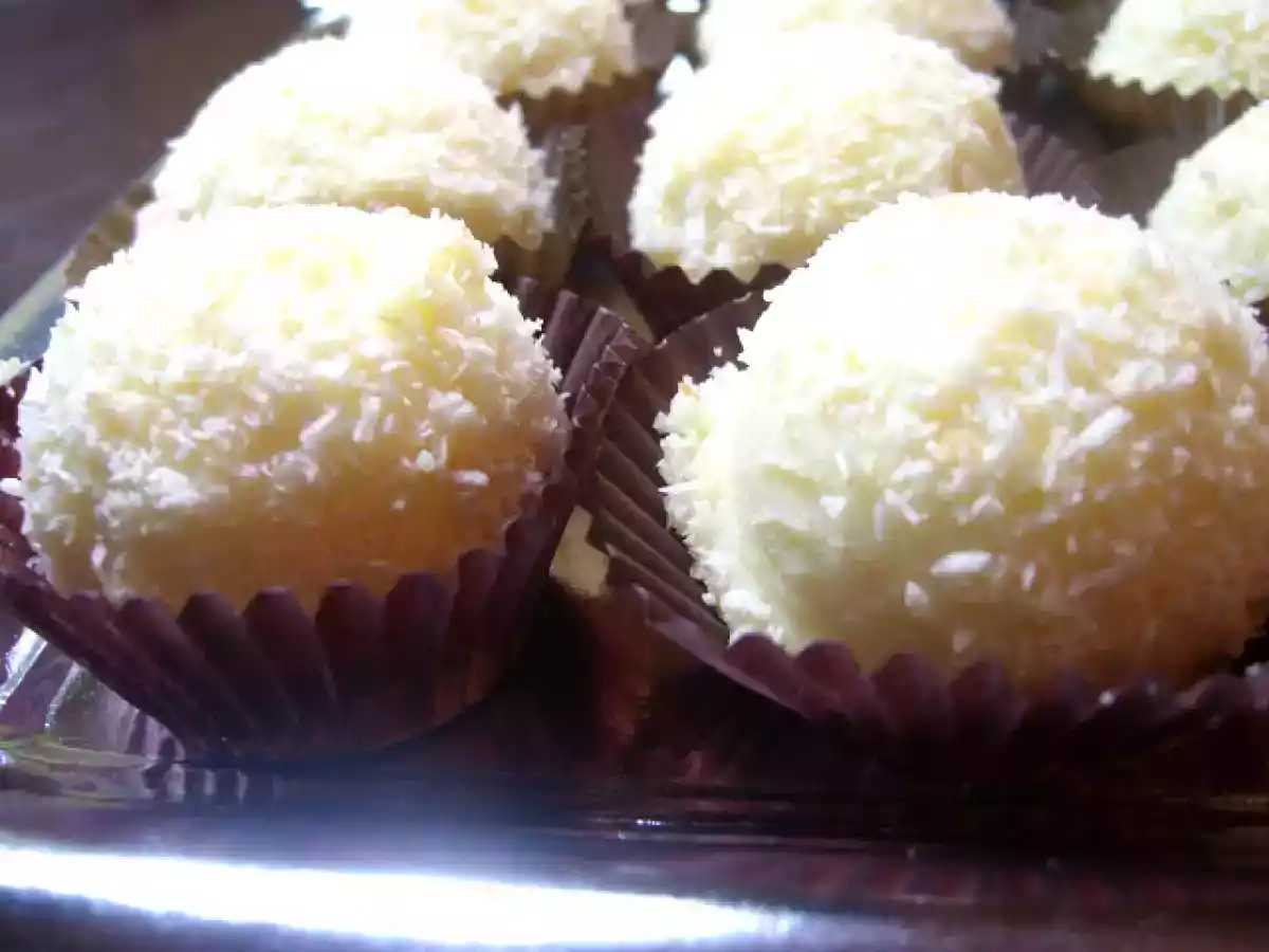 Trufas de queso mascarpone