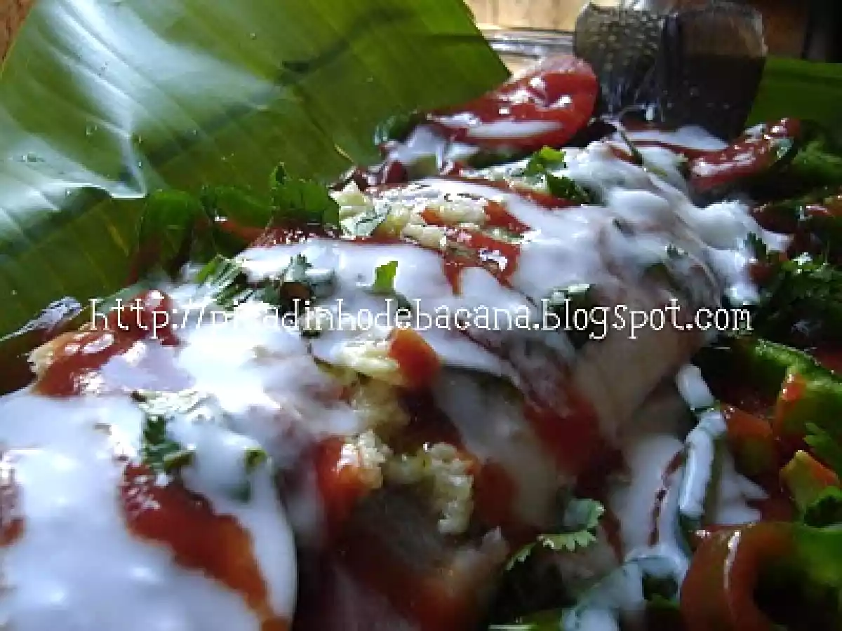 Tucunaré na Folha de Bananeira