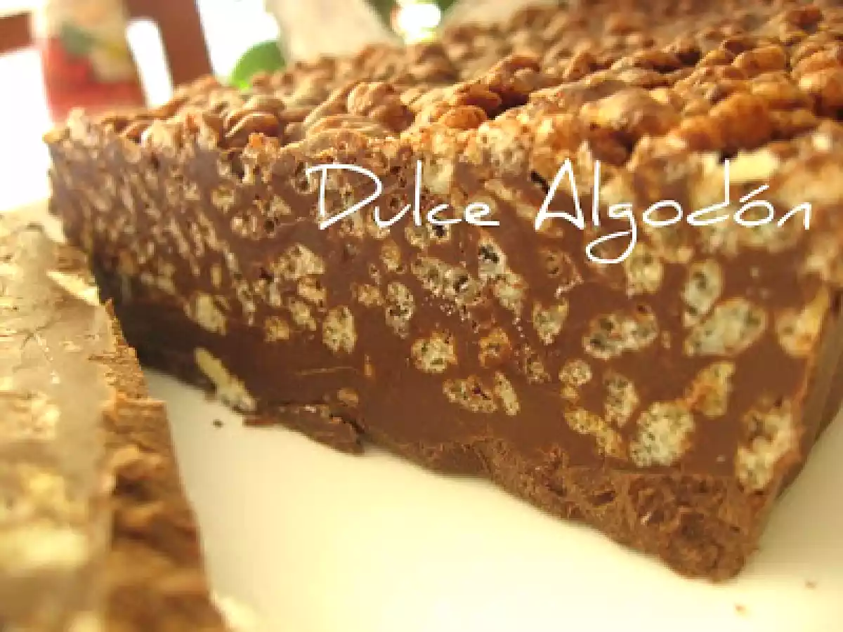 Turrón crujiente (tipo Suchard)