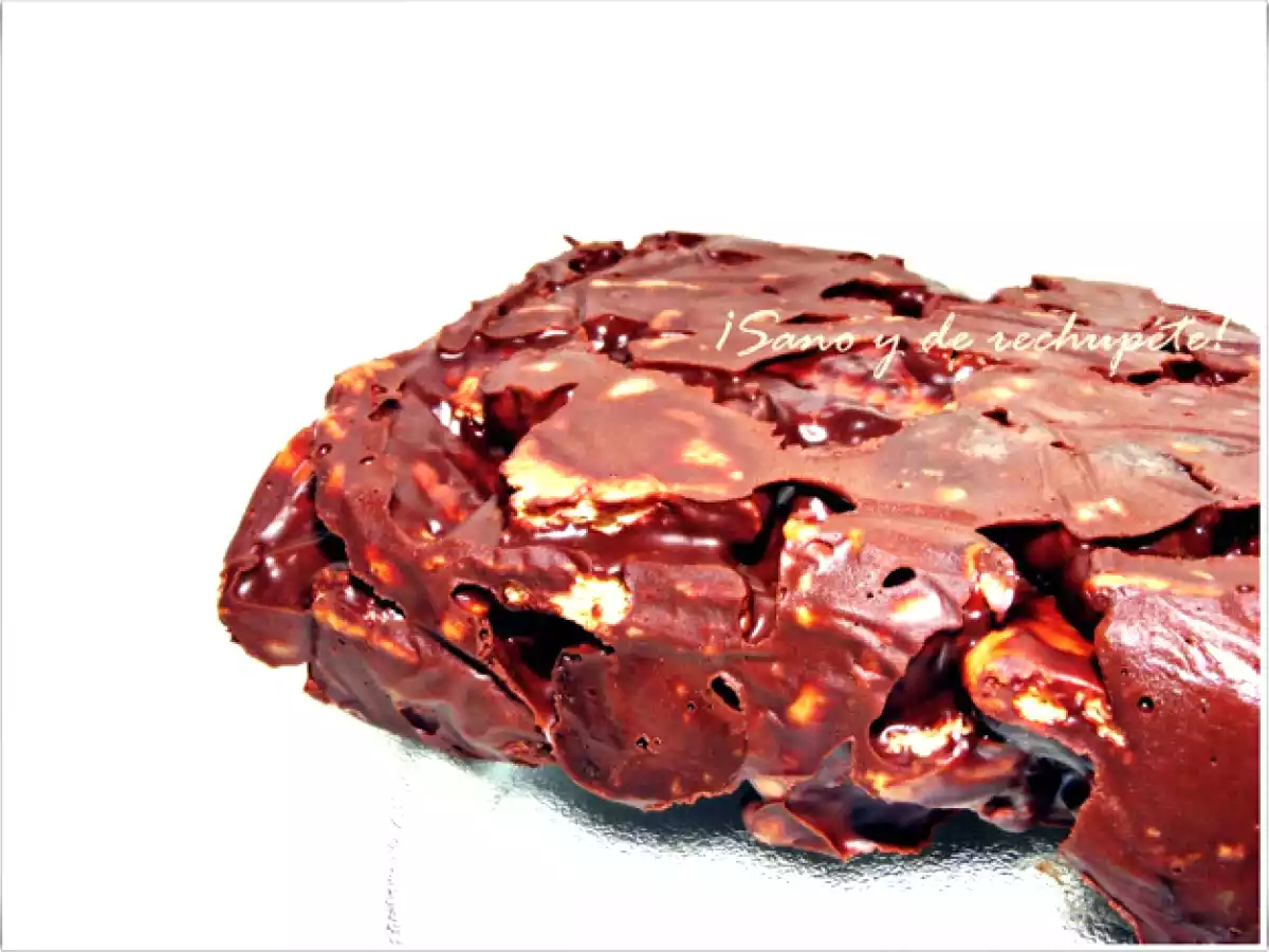 Turroncete de galletas integrales, frutos secos y dátiles - foto 2