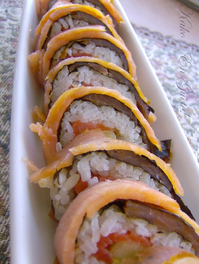 Uramaki sushi Receta Petitchef