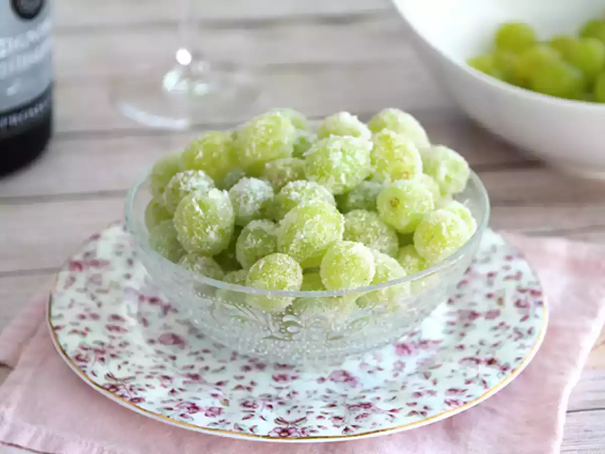 Uvas con prosecco