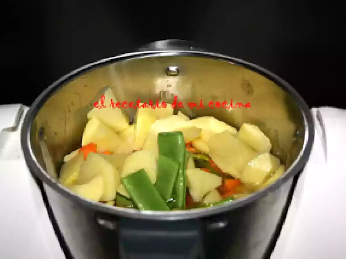 VAINAS CON PATATAS Y PECHUGA DE POLLO TM31 - foto 2