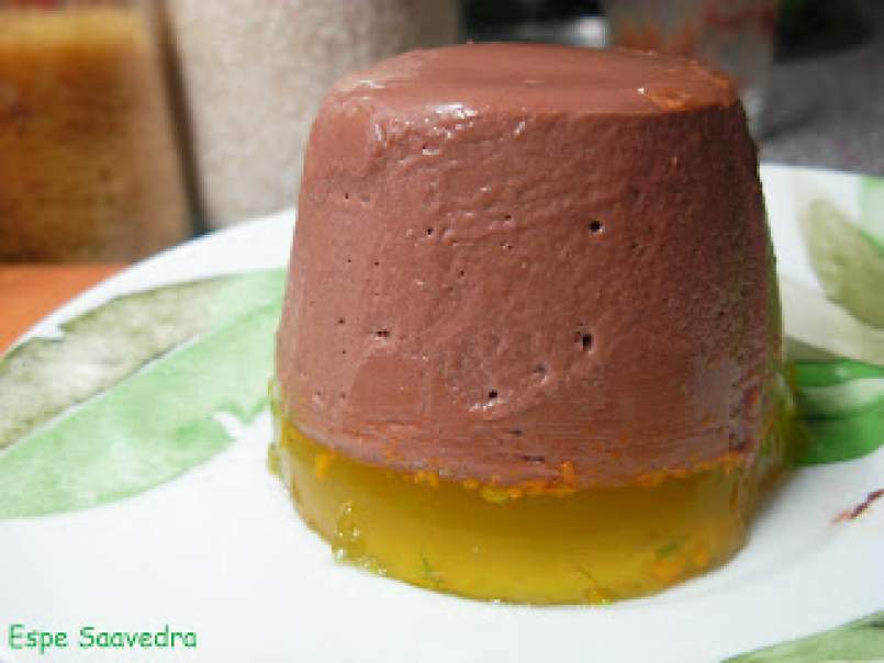 Vasitos de chocolate con gelatina de mandarina - foto 2