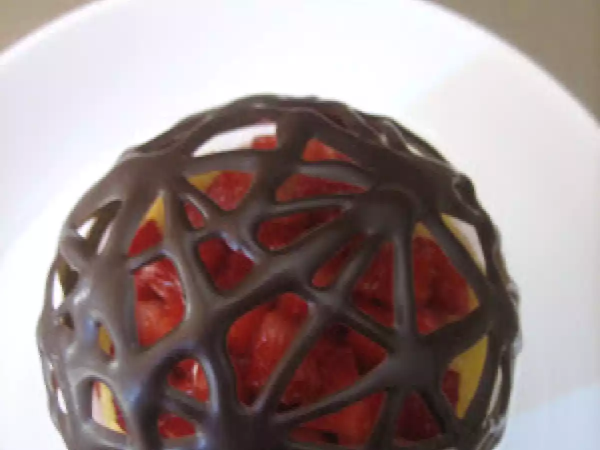 Vasitos de crema y fresas - foto 3