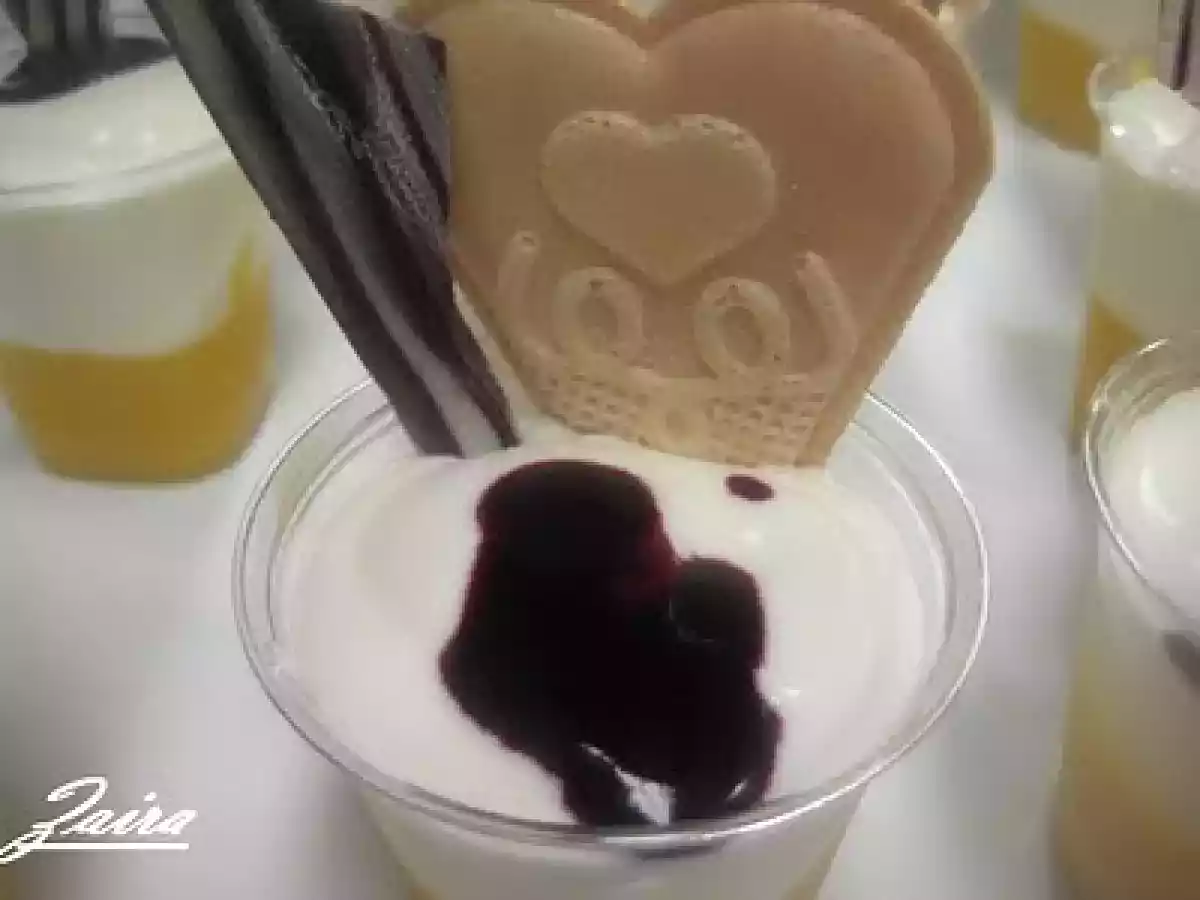 Vasitos de mango y crema de yogur - foto 4