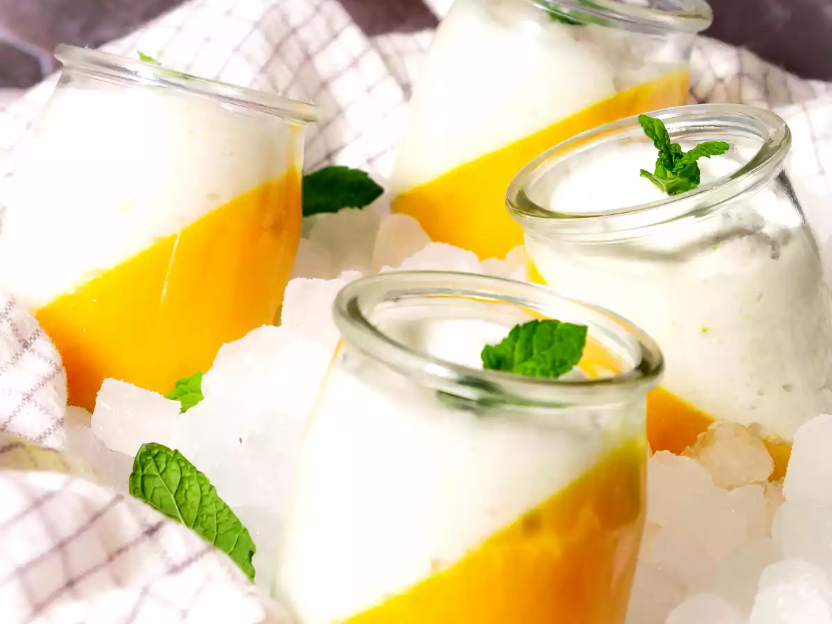 Vasitos de mango y mousse de coco - foto 2