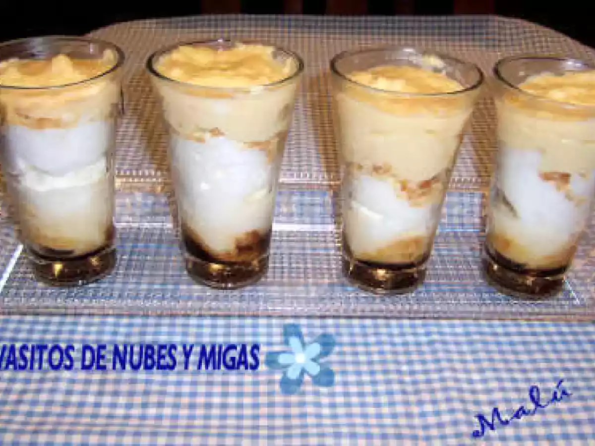 VASITOS DE NUBES Y MIGAS