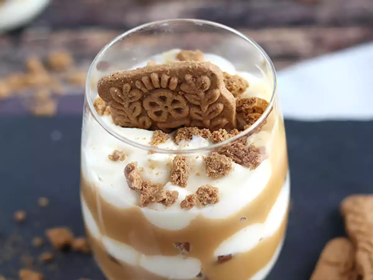 Vasitos de tiramisú con speculoos y caramelo salado - foto 3