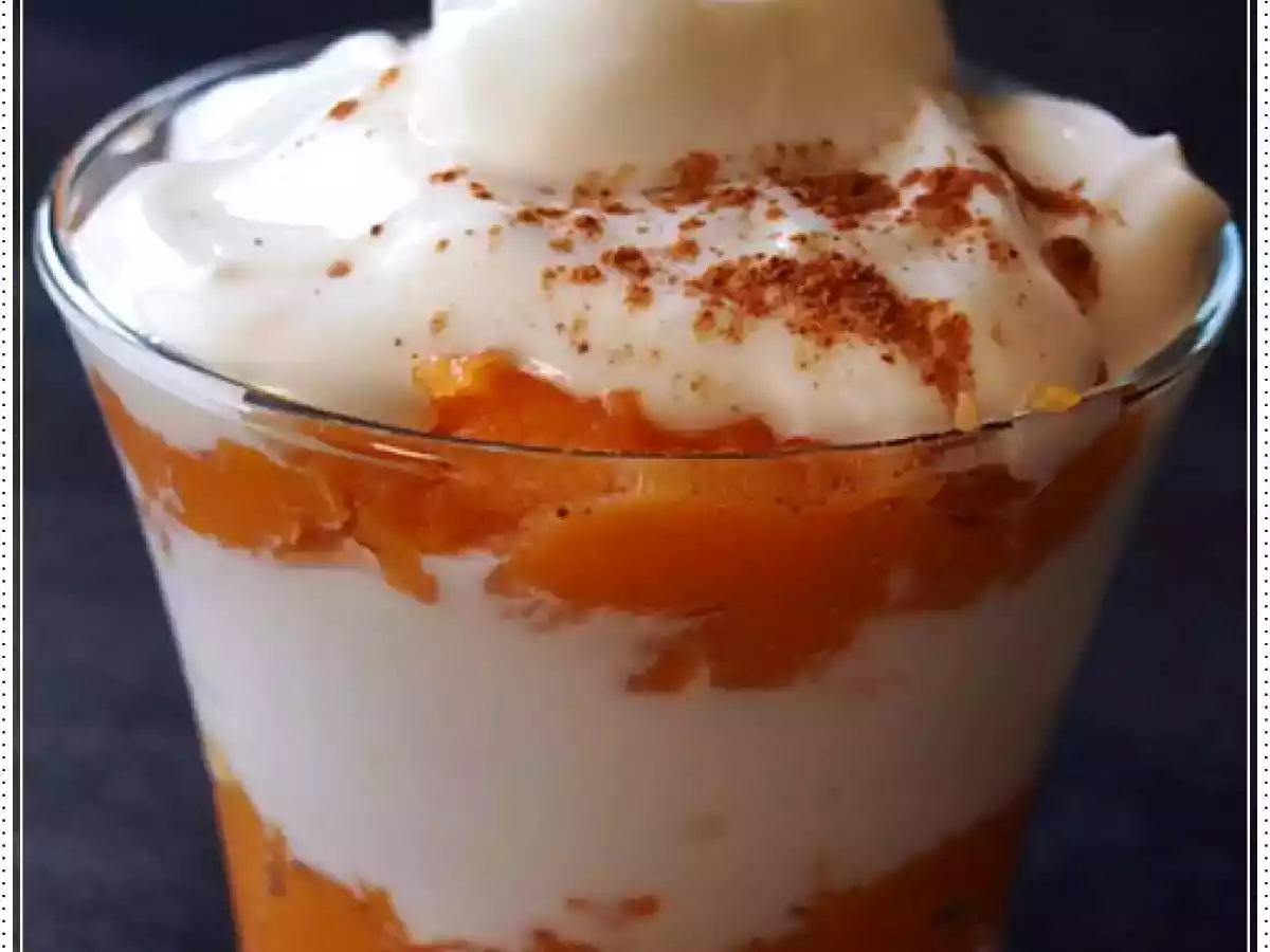 Vasitos de yogur con batata