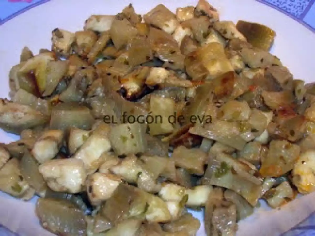 VENTRESCA DE ATUN CON CAPONATA DE BERENJENAS A LA SICILIANA - foto 2