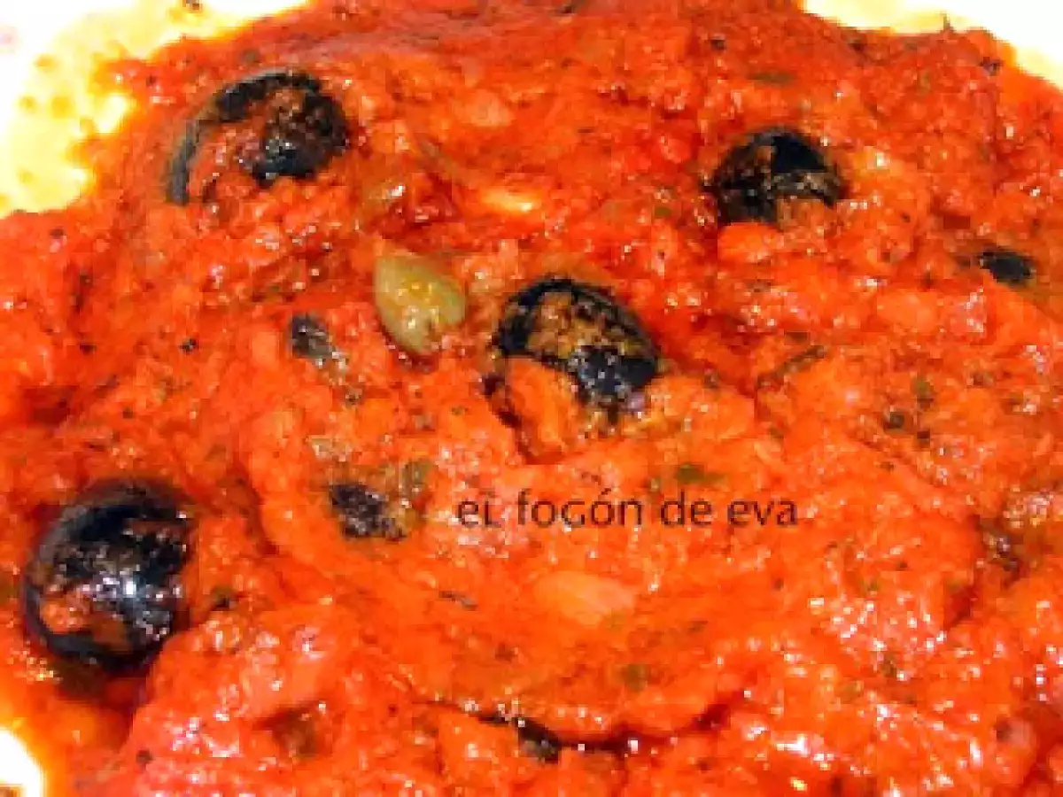 VENTRESCA DE ATUN CON CAPONATA DE BERENJENAS A LA SICILIANA - foto 3