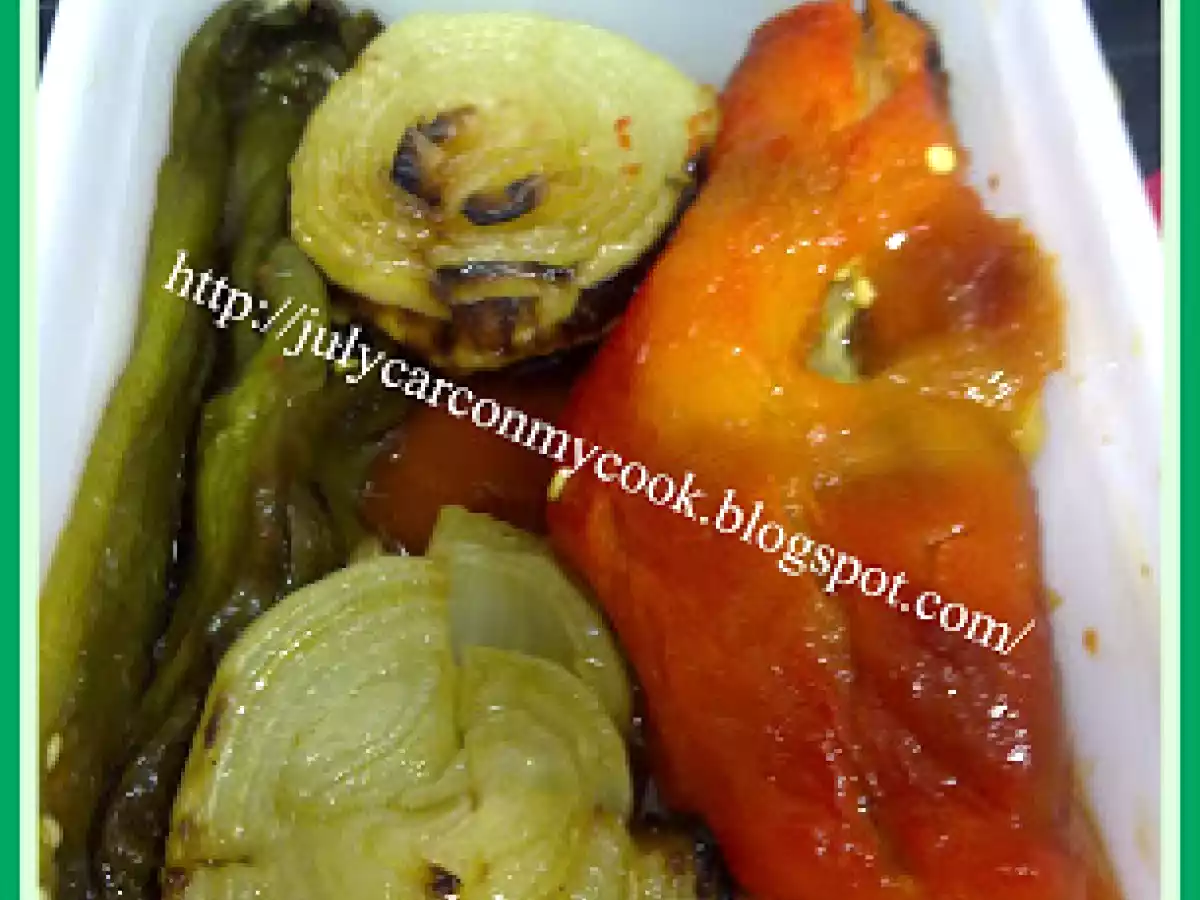 Verduras asadas horno turbo conveccion