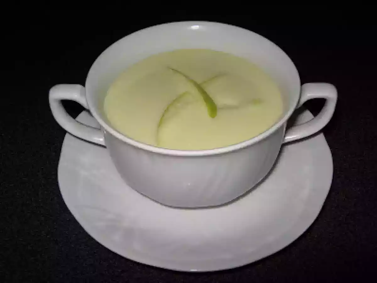 Vichyssoise de manzana y puerro