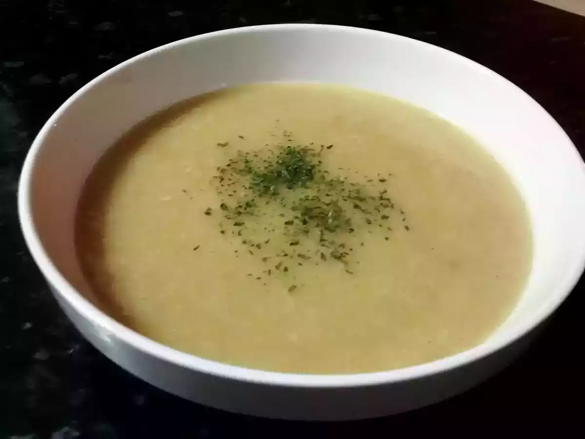 Vichyssoise light o crema de puerro