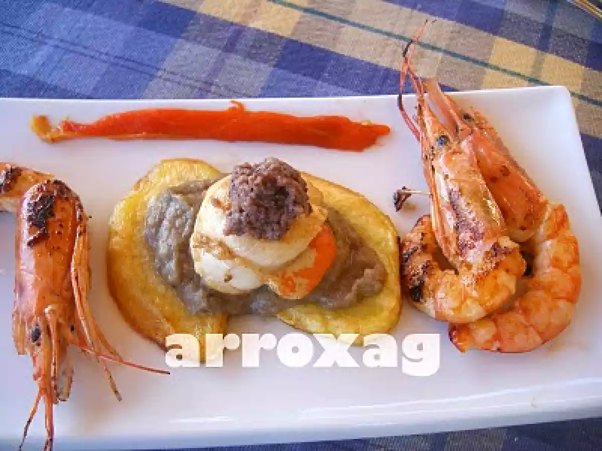 VIEIRA EN LECHO DE PATATA CON SABOR CANTÁBRICO