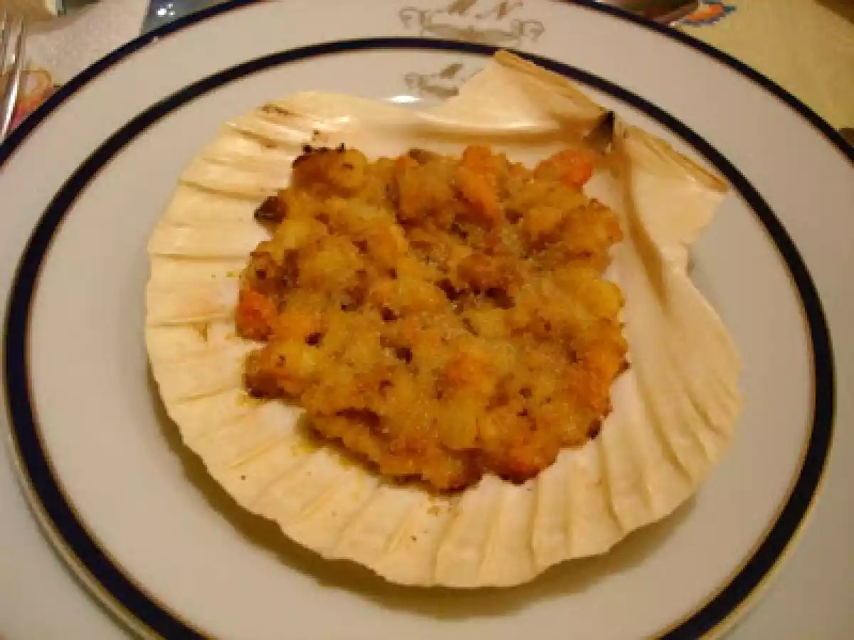 Vieiras gratinadas