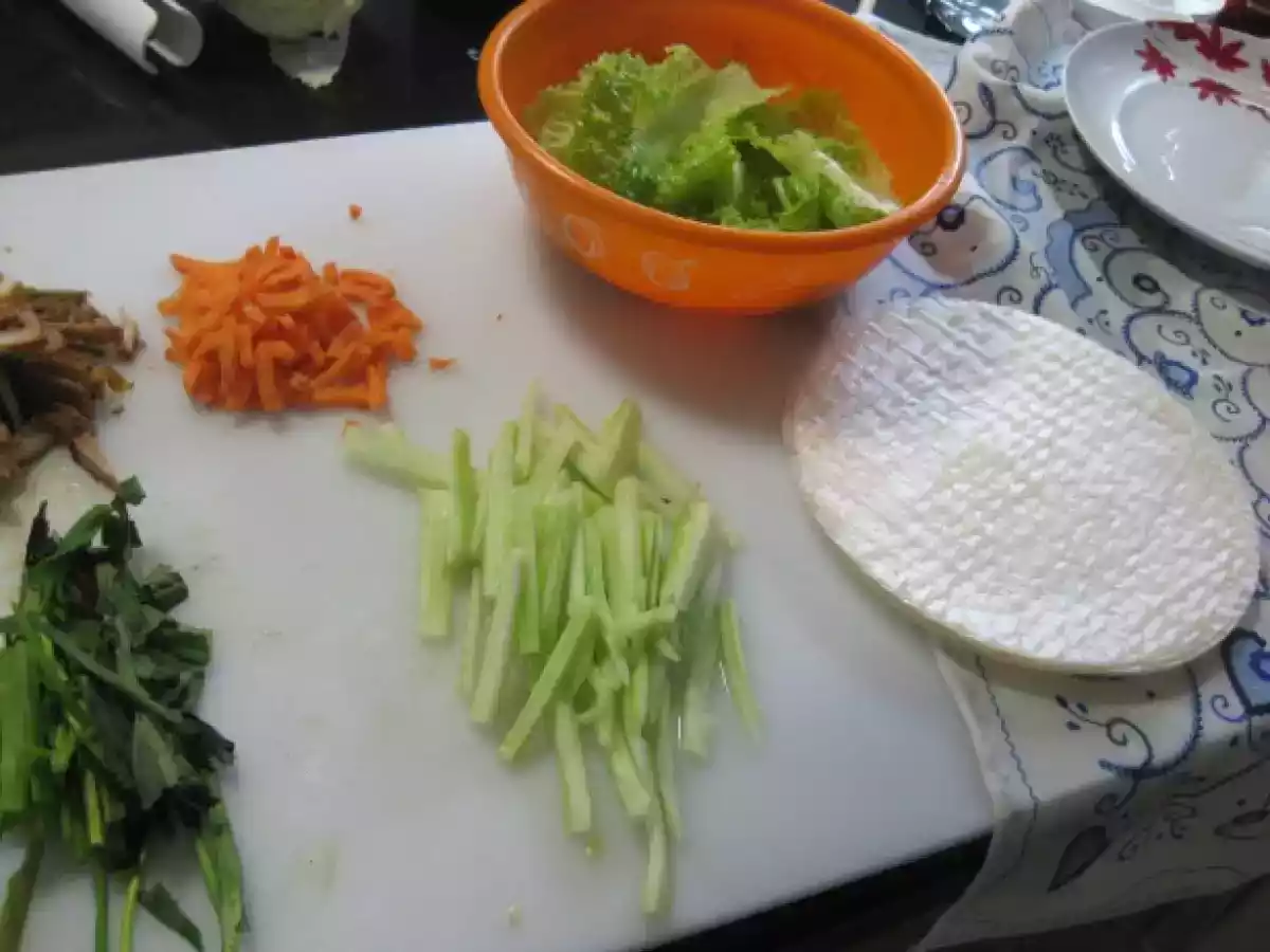 Vietnamese Rolls con salsa de Mani-Hoisin - foto 3