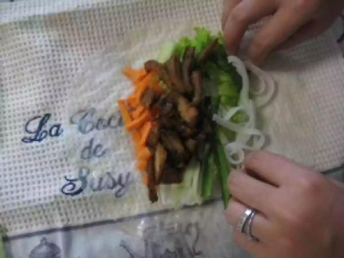 Vietnamese Rolls con salsa de Mani-Hoisin - foto 7