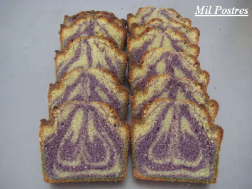 Violet cake o bizcocho de violetas