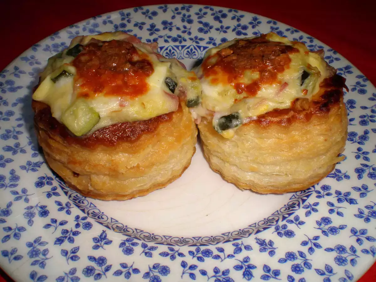 VOLOVANES DE CALABACIN Y QUESO - foto 2