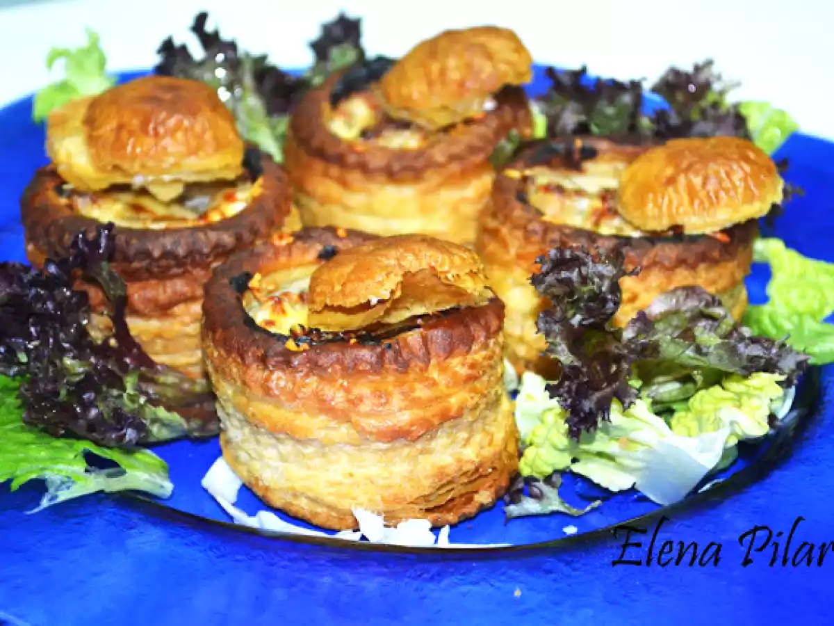 Volovanes de champiñón