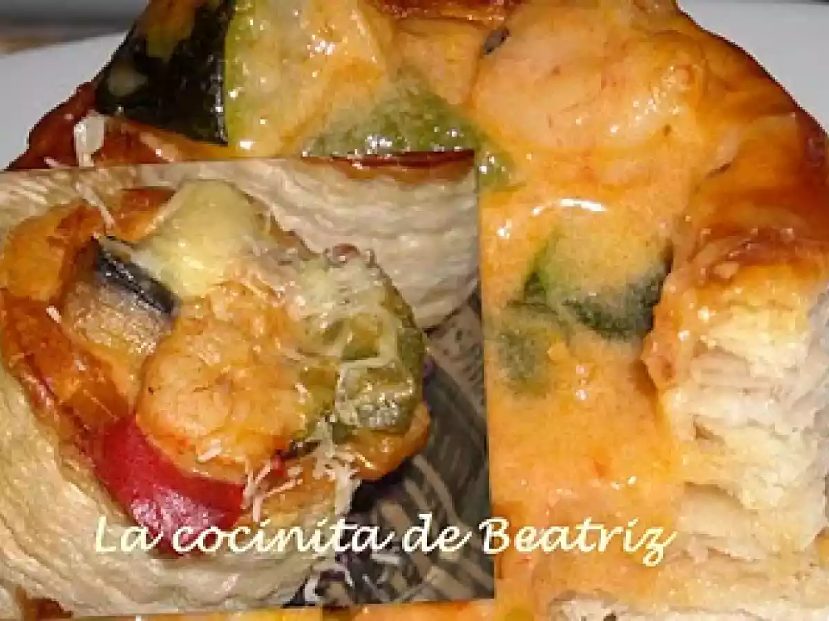 Volovanes de pisto y gambas - foto 2