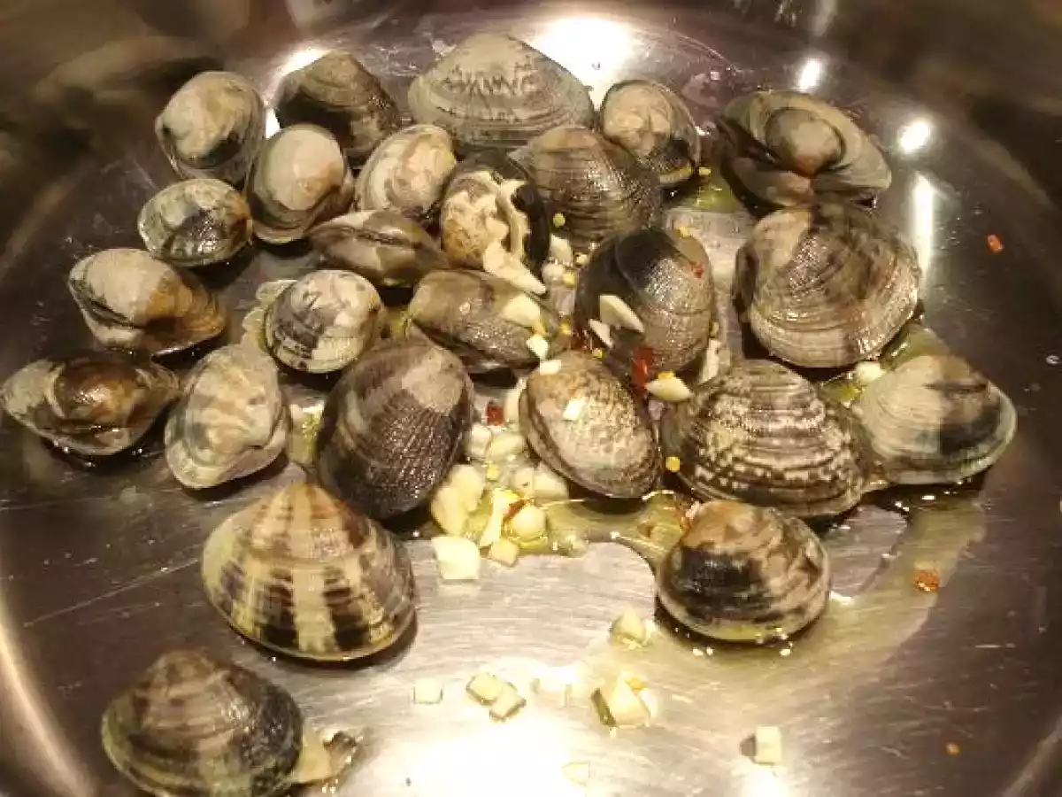 Vongole alla marinara (Almejas a la marinera) - foto 2