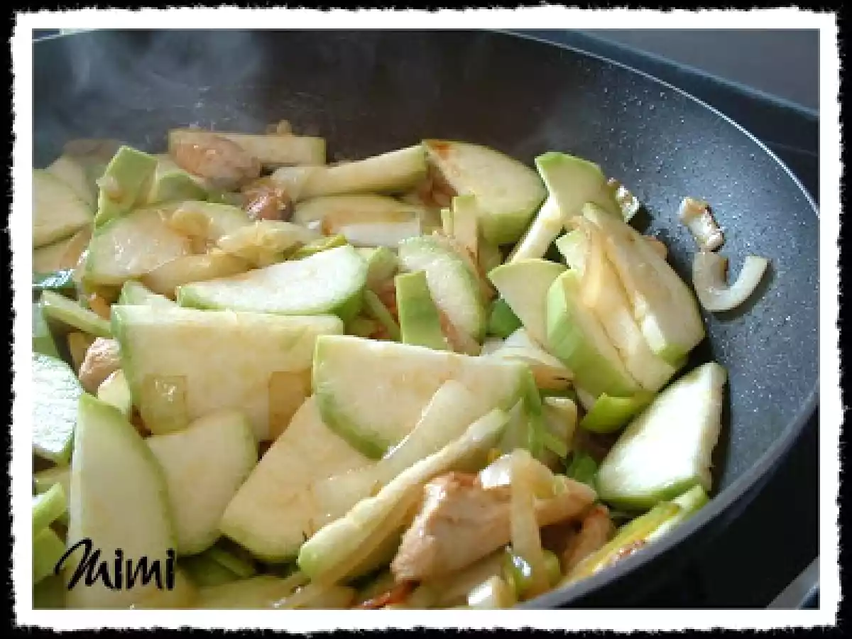 Wok de Pollo con Salsa de Curry y Coco - foto 3