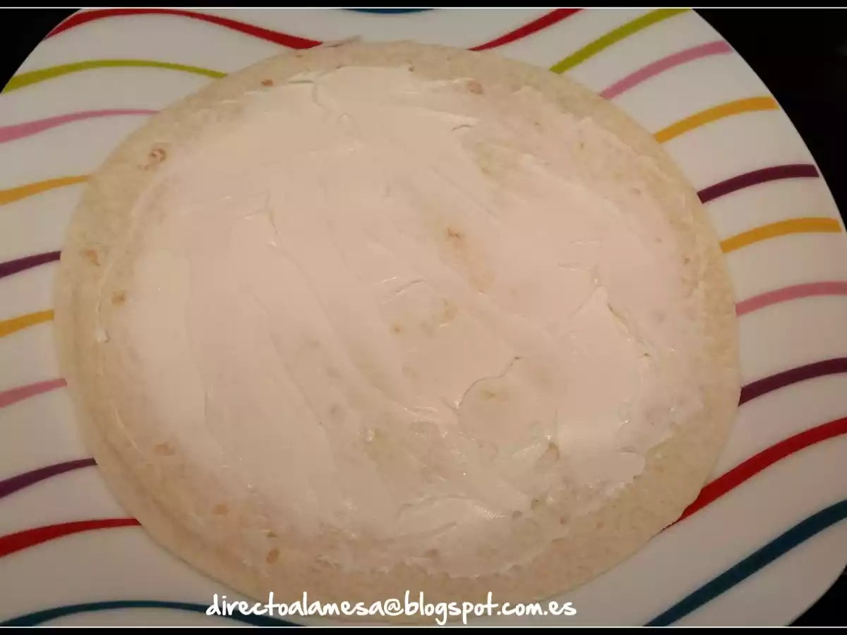 Wraps de salmón ahumado y rúcula