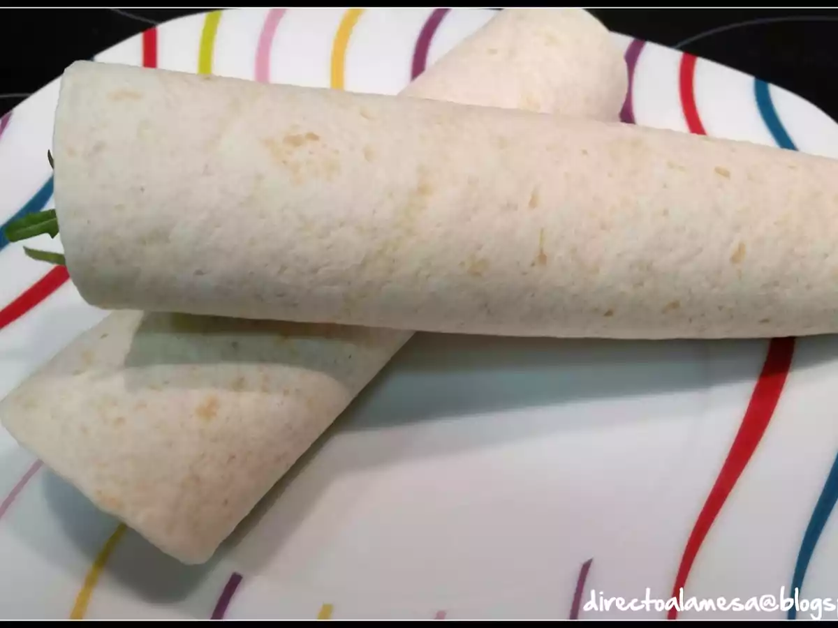 Wraps de salmón ahumado y rúcula - foto 3