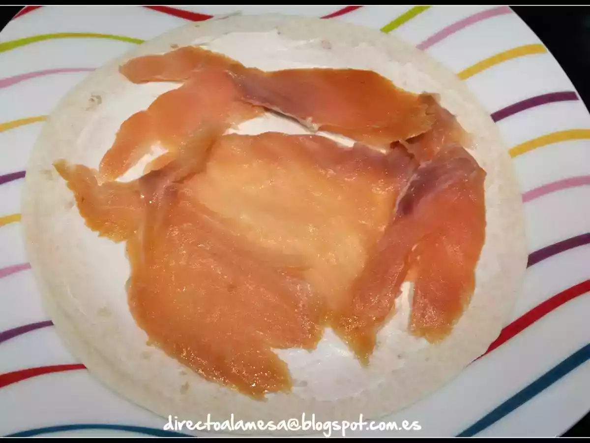 Wraps de salmón ahumado y rúcula - foto 5