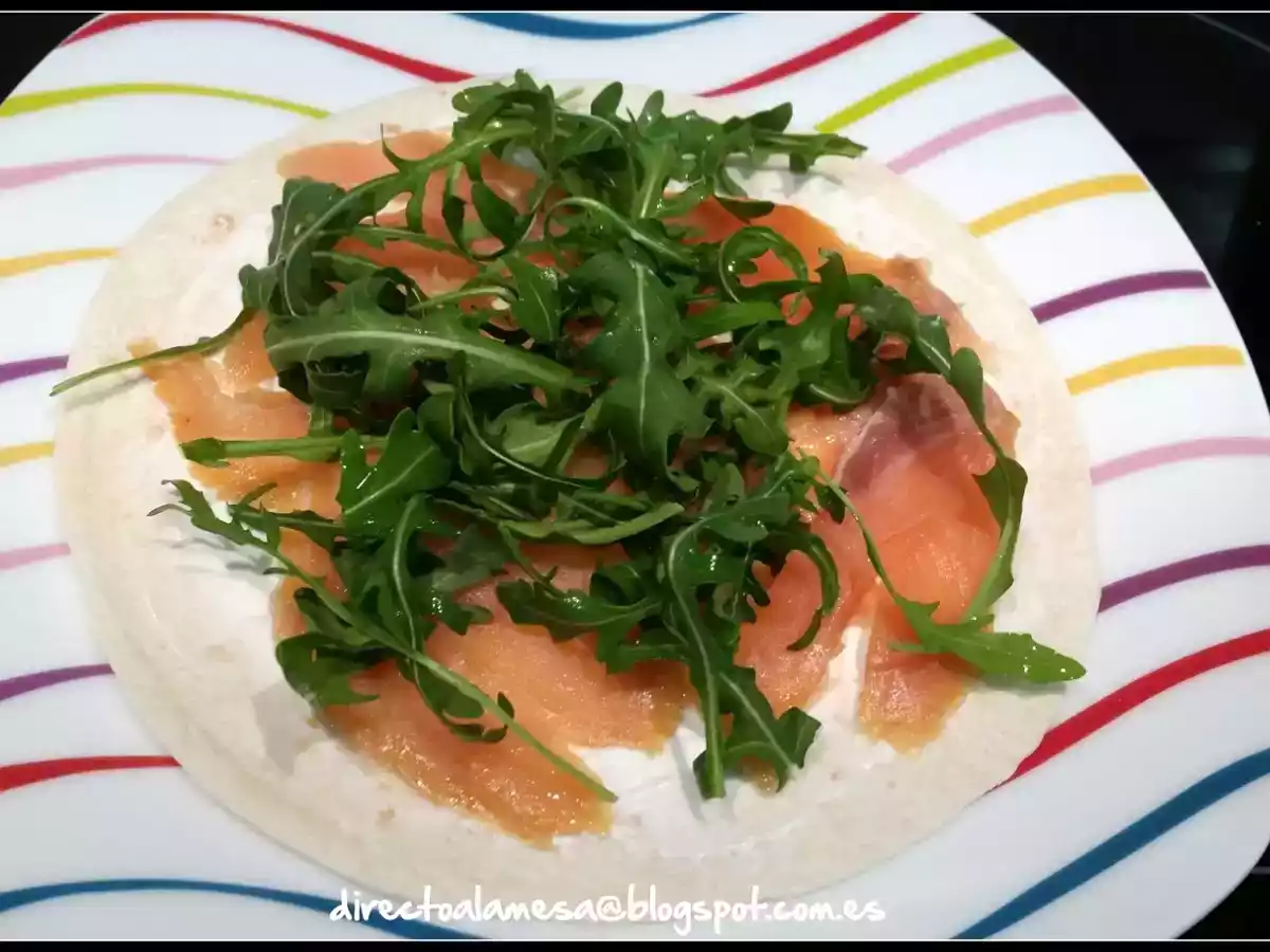 Wraps de salmón ahumado y rúcula - foto 7