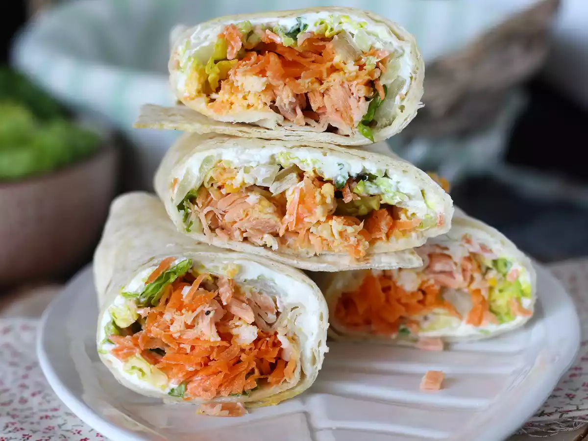 Wraps de salmón, el bocado perfecto para llevar cómodamente a cualquier parte - foto 3