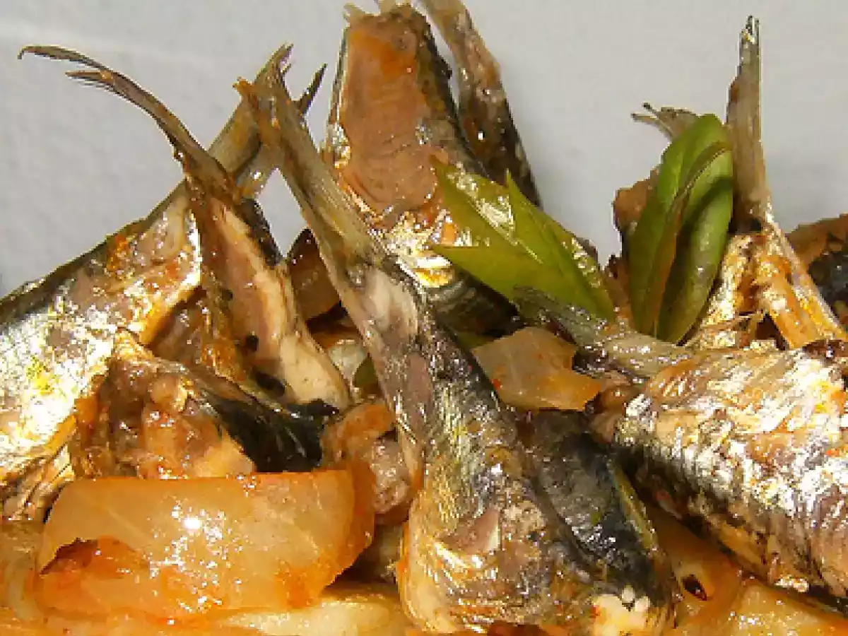 Xoubas de rianxo guisadas (parrochas afogadas)