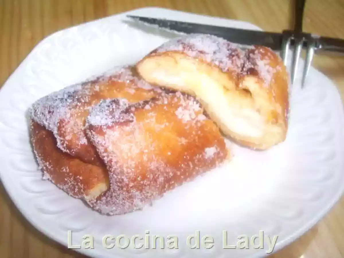 Xuxos de Crema Pastelera