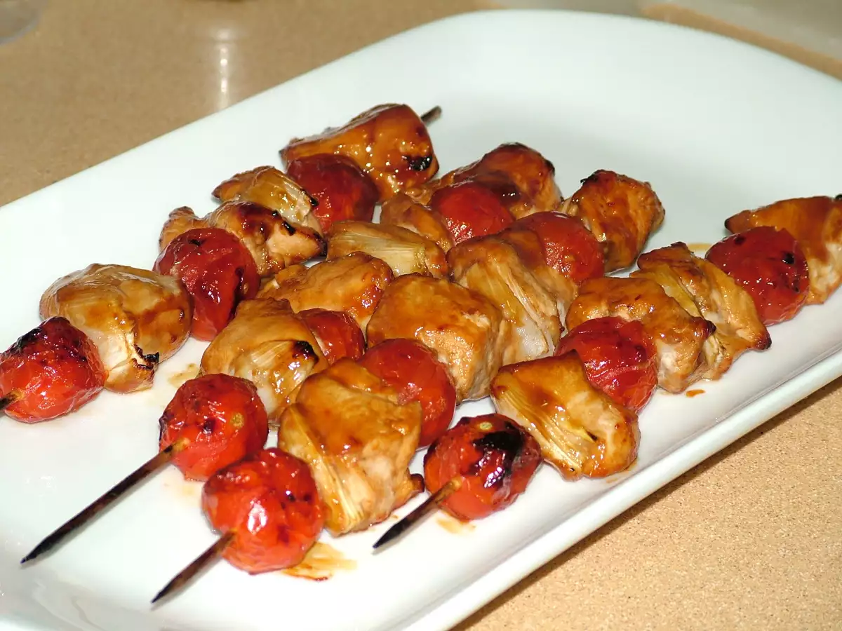Yakitori - Brocheta de pollo teriyaki