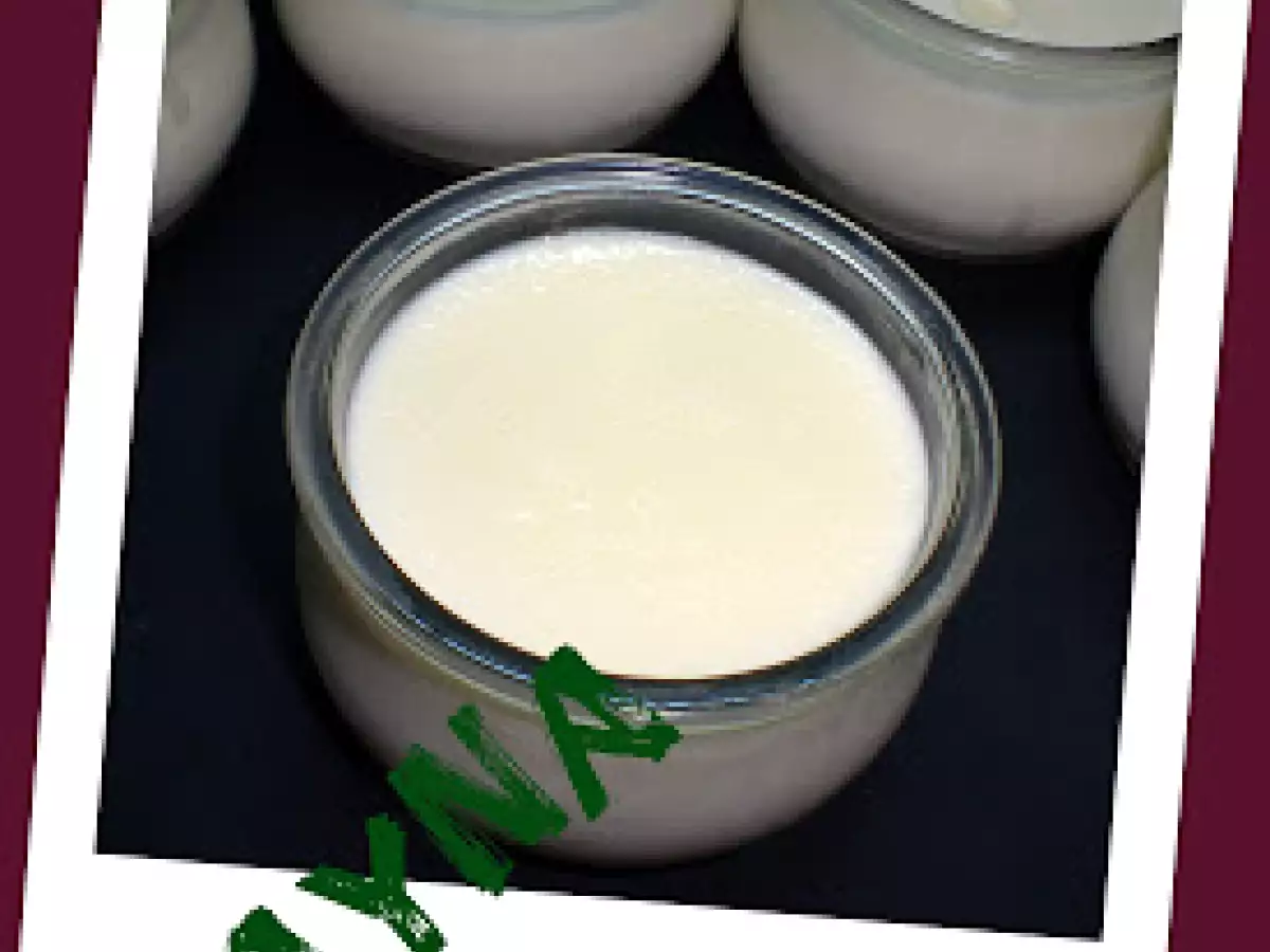 Yogur de chocolate blanco (Thermomix) - foto 3
