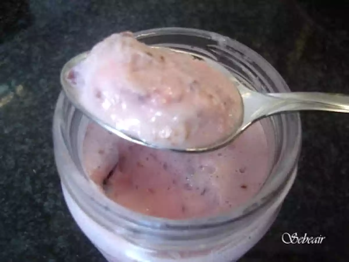 YOGUR DE FRUTAS DEL BOSQUE (yogurtera y thermomix)