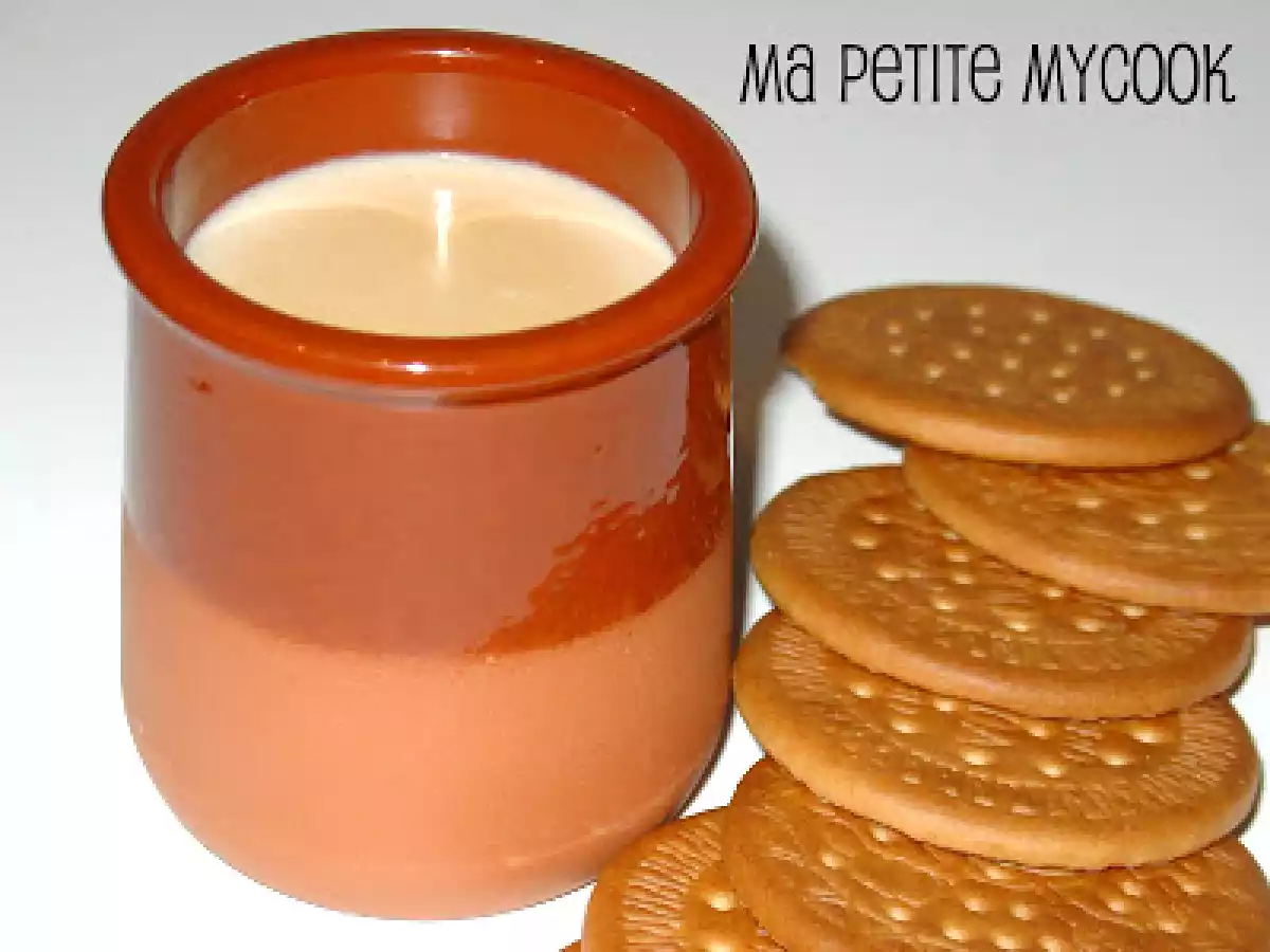 Yogur de galleta y caramelo