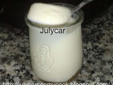 Yogur desnatado con mermelada en la fussioncook