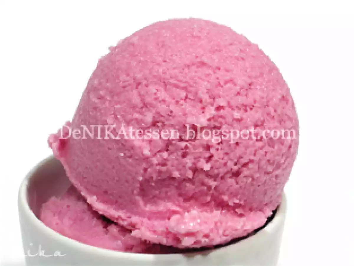 Yogur Helado de Frambuesas