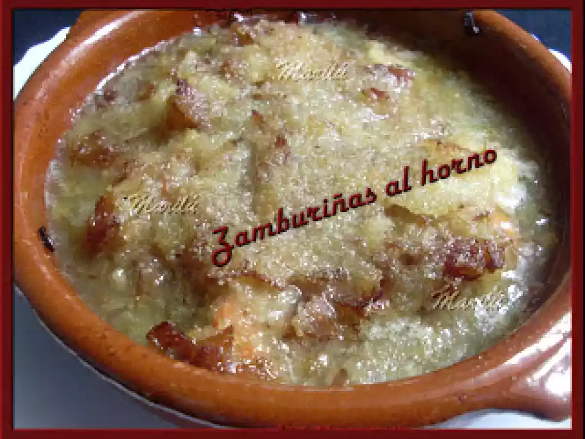 ZAMBURIÑAS AL HORNO