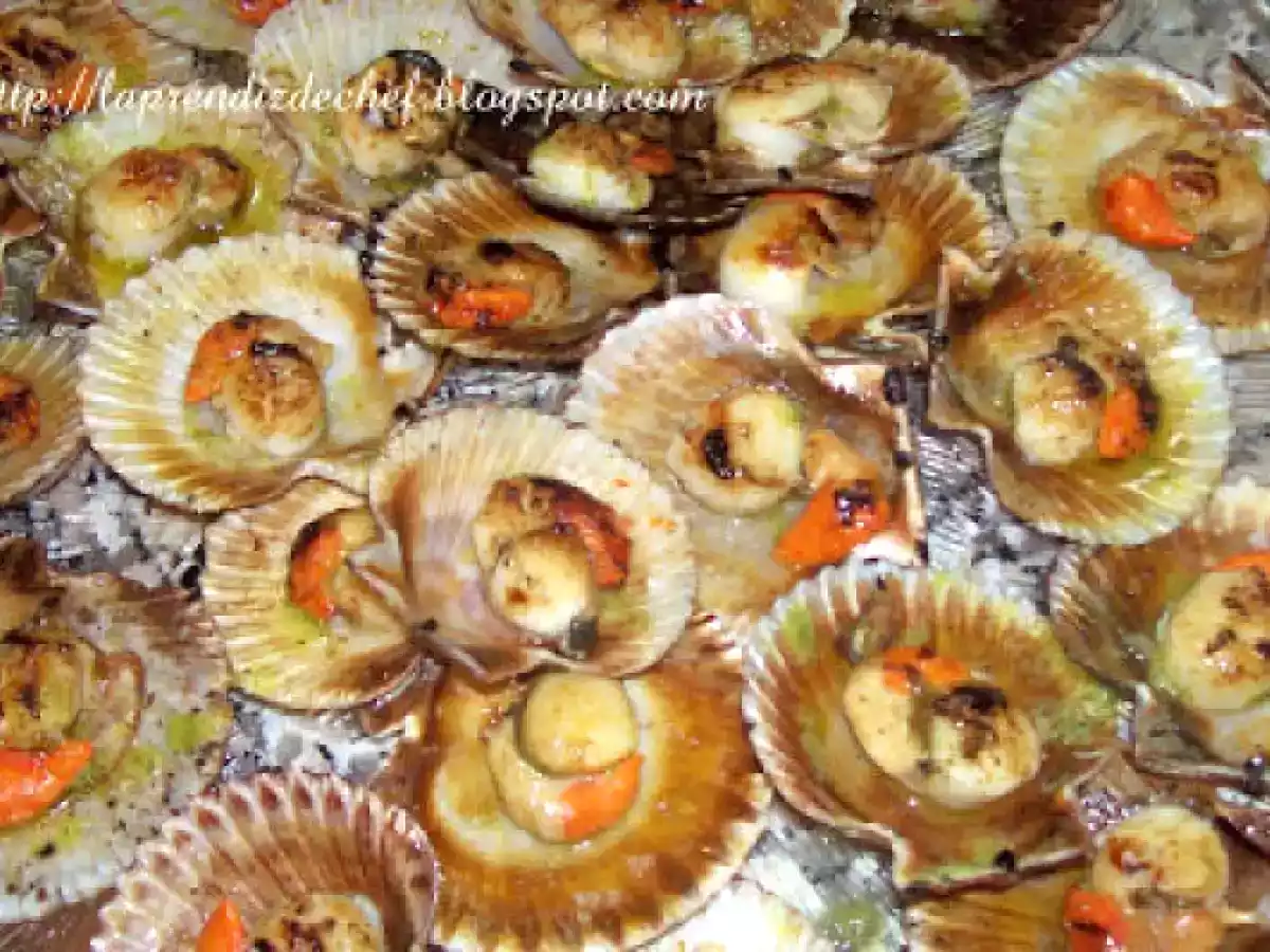 Zamburiñas con su aliño de ajo y perejil