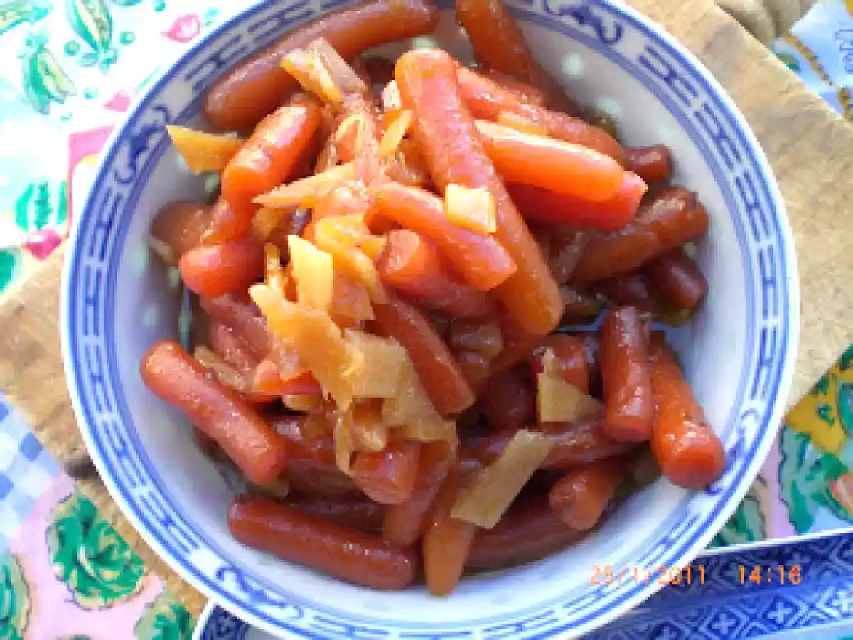 Zanahorias Baby con Jengibre confitado - foto 2