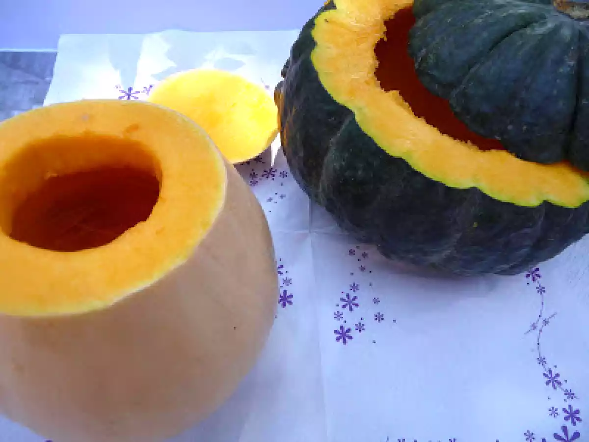 Zapallo a la crema con champiñones - foto 2